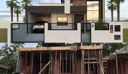 Casa com 3 quartos à venda na Rua Zenaide Santos de Souza, 3409, Forquilhas, São José por R$ 850.000