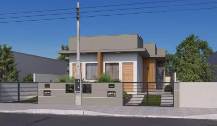 Casa com 2 quartos à venda na Travessa dos Cardeais, 3411, Forquilhas, São José por R$ 380.000
