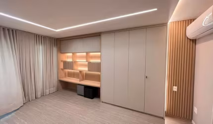 SALA COMERCIAL MODERNA - Sala para locação com ar condicionado e decorado com 18.04m por R$3.500,00