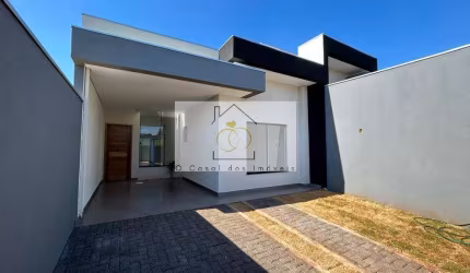 Casa Moderna na Gleba Esperança – 3 Quartos e Churrasqueira Integrada