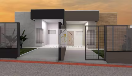 Casa Nova com 2 Quartos na Gleba Esperança