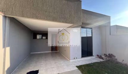 Casa Moderna na Gleba Esperança – Financiável pelo Minha Casa Minha Vida