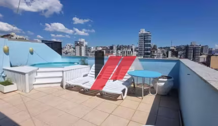 Cobertura com 3 dormitórios à venda, 204 m² por R$ 998.000,00 - Menino Deus - Porto Alegre/RS