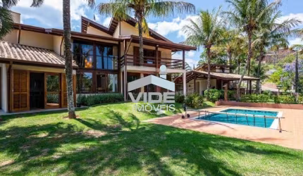 CASA VENDO EM CAMPINAS, NO DISTRITO DE SOUSAS, CONDOMÍNIO COLINAS DO ERMITAGE COM 4 SUÍTES.