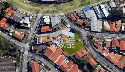 TERRENO DE 1.239,20m² À VENDA - JARDIM PARAISO EM CAMPINAS.