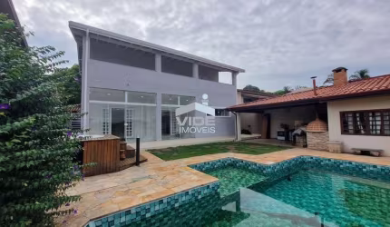 Casa em Condomínio de Campinas-SP, 3 Quartos, 1 Suíte, 3 Salas, 4 Banheiros, 4 Vagas, 200m² - Loteamento Caminhos de São Conrado