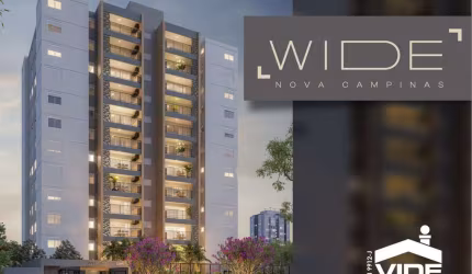 WIDE NOVA CAMPINAS |  3 DORMIT. |  2 VAGAS