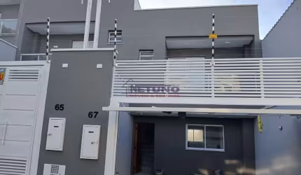 Sobrados novos na Vila Medeiros com 02 dorms, 01 suite, sala de estar, cozinha, lavanderia, 02 vagas
