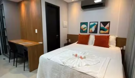 Unidade no Way Bossa - Flat mobiliado no Jardim Oceania a 50 metros da praia