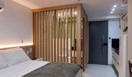 Flat novo e todo mobiliado com vista mar no bairro Jardim Oceania