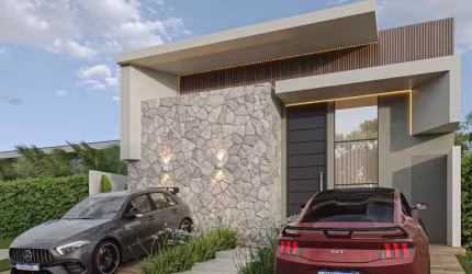 Casa nova a venda com 3 suítes no condomínio Sunville