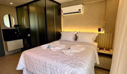 Flat novo todo mobibiliado com 18 m² no Jardim Oceania