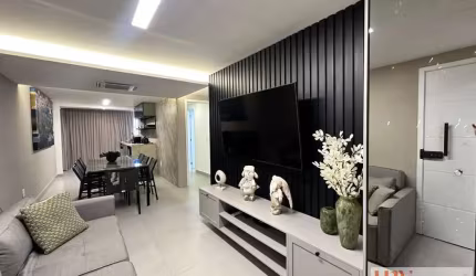 Apartamento com 2 quartos todo mobiliado em Camboinha