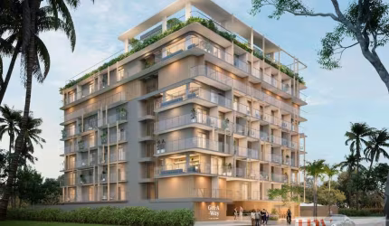 Flat com varanda em construção no bairro de Tambaú a poucos metros da praia