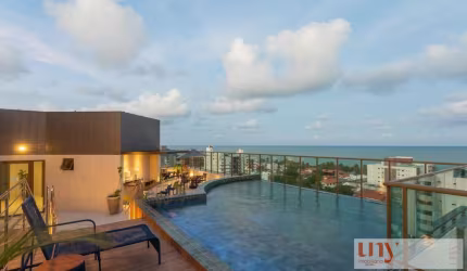 Apartamento novo com 60 m² e 2 quartos na praia do Poço