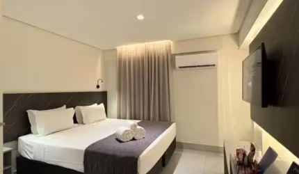 Flat mobiliado na beira mar do bairro de Manaíra com 18 m²