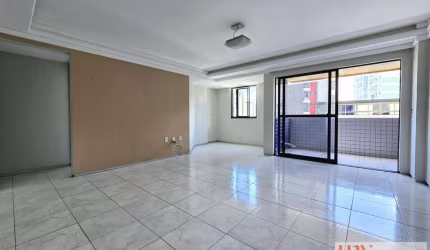 Apartamento amplo com 98 m² próximo da praia em Manaíra