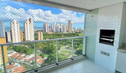 Apartamento com 3 quartos em andar super alto com área de lazer no Miramar