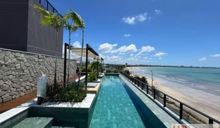 Flat novo beira mar na praia do Bessa com 25 m²