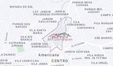 Terreno à venda, 174 m² por R$ 197.000,00 - Jardim Bela Vista - Americana/SP