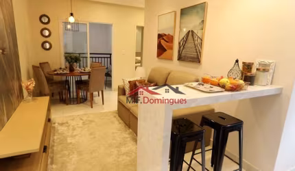 Apartamento com 2 dormitórios à venda, 59 m² por R$ 253.000,00 - Balneário Salto Grande - Americana/SP