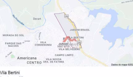 Terreno à venda, 11440 m² por R$ 8.170.000,00 - Vila Bertini - Americana/SP