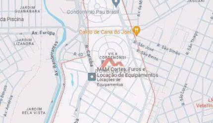 Terreno à venda, 348 m² por R$ 675.000 - Vila Cordenonsi - Americana/SP