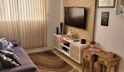 Apartamento com 2 dormitórios à venda, 52 m² por R$ 170.000,00 - Chácara Letônia - Americana/SP