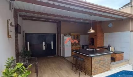 Sobrado com 3 dormitórios para alugar, 156 m² por R$ 2.982,00/mês - Riviera Tamborlim - Americana/SP
