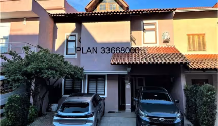 Casa  em condomínio no Ecoville, Porto Alegre-RS: 3 quartos, 1 suíte, 3 salas, 3 banheiros, 3 vagas, 142,54m². Venha conhecer!