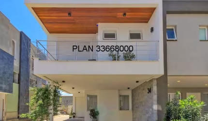 Casa de alto padrão no condomínio Ecoville: 3 quartos, 3 suítes, 2 salas, 3 vagas de garagem, 204 m² - Porto Alegre-RS.