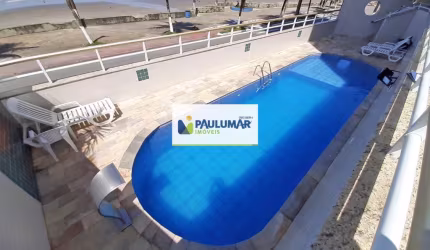 Lindo apartamento pé na areia com piscina em Mongaguá