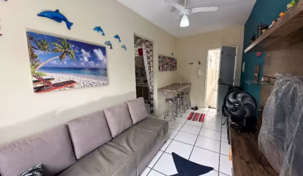 Lindo apartamento 1 dormitório Mongaguá