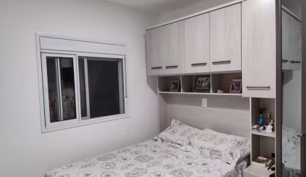 Apartamento de 2 dormitórios ,sala cozinha e banheiro ,1 vaga de garagem com 63 metros