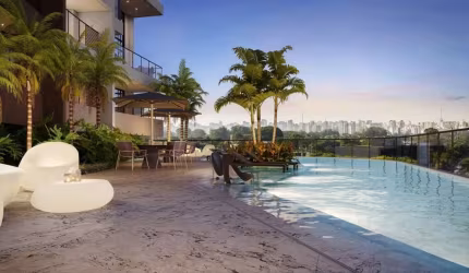 Apartamento com 1 quarto à venda na Avenida Açocê, --, Indianópolis, São Paulo por R$ 890.000