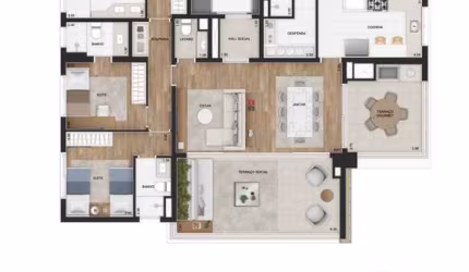 Apartamento com 4 quartos à venda na Avenida Indianópolis, --, Indianópolis, São Paulo por R$ 3.300.000