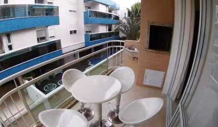 Apartamento 02 Dorm. em Jurerê Internacional - Florianópolis: 90m², 2 suítes, 2 banheiros por R$1.345.000
