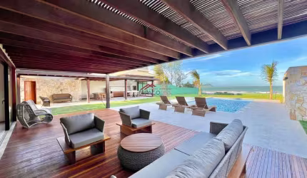 Mansão à venda frente mar, 5 suítes e 8 vagas – Manguinhos, Búzios