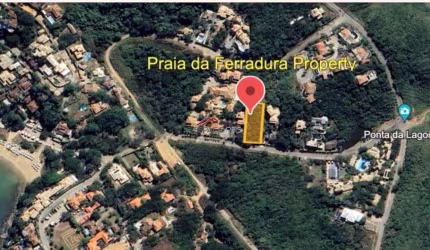 Terreno com projeto e vista na Ferradura Búzios