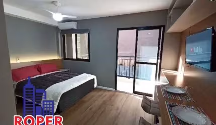 LINDO STUDIO DE 30 M² MOBILIADO COM ARMÁRIO/ELETRODOMESTICOS/AR CONDICIONADO À VENDA NA LUZ CENTRO DE SÃO PAULO