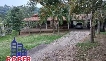 EXCELENTE CHÁCARA COM 1.392 M²/CASA SEDE/SALÃO DE FESTAS À VENDA EM SANTA ISABEL (ACEITA FINANCIAMENTO BANCÁRIO)