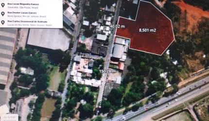 Terreno residencial  a venda em Nova Iguaçu RJ próximo a rodovia Presidente Dutra.