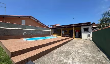 Casa para Venda em Itanhaém, Bopiranga, 2 dormitórios, 1 suíte, 2 banheiros, 4 vagas