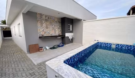 Casa para Venda em Itanhaém, Jardim Regina, 2 dormitórios, 1 suíte, 1 banheiro, 2 vagas