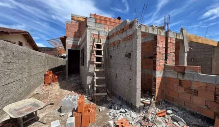 Casa para Venda em Itanhaém, Jardim Grandesp, 2 dormitórios, 1 suíte, 1 banheiro, 2 vagas