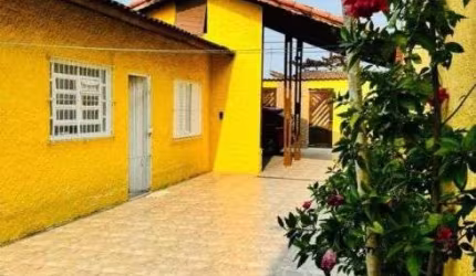 Casa para Venda em Itanhaém, Balneário Gaivota, 2 dormitórios, 1 suíte, 2 banheiros, 6 vagas