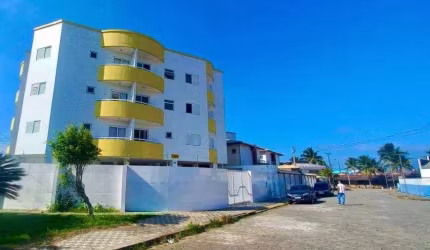 Apartamento à 60m do mar com área gourmet em Mongaguá.