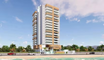 Apartamento frente mar em Praia Grande.