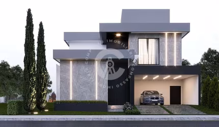 Sobrado com 4 dormitórios à venda, 433 m² por R$ 3.500.000,00 - Condomínio Reside