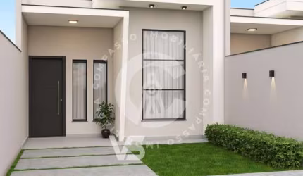 Casa nova à venda com 2 quartos moderna, Conjunto C, FOZ DO IGUACU - PR